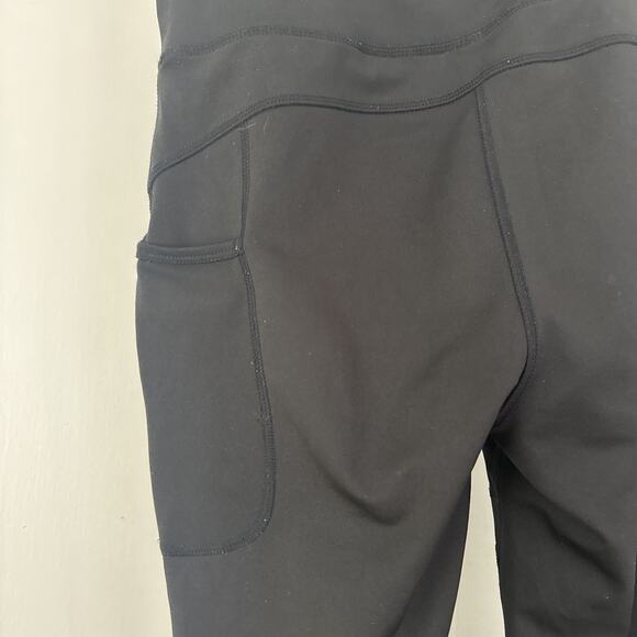 Pop Fit Size Medium Black Ava High Rise w Mesh Insets and stash Pockets Leggings - Picture 6 of 7